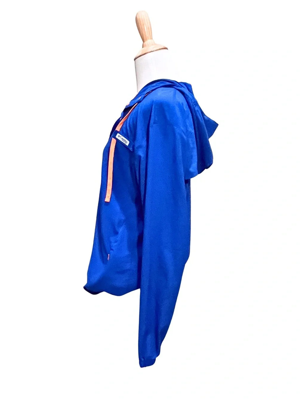 UF Florida Gator’s Columbia Brand Blue Hooded Tech Pullover with Orange Details